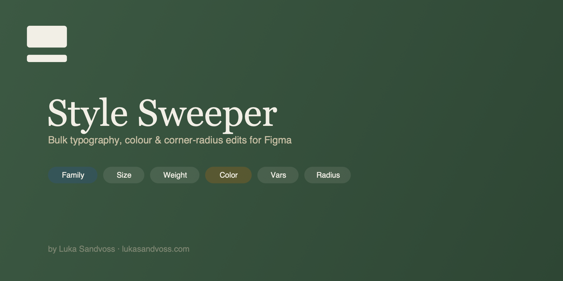 Style Sweeper Cover