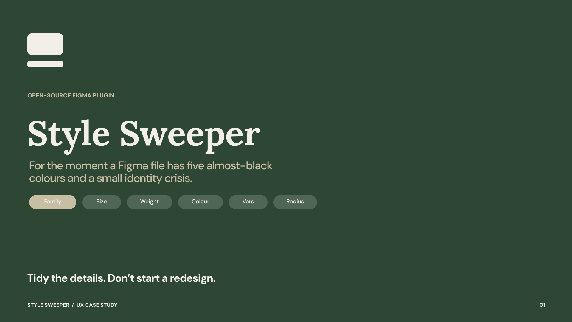 Titel-Folie der Style-Sweeper-Case-Study